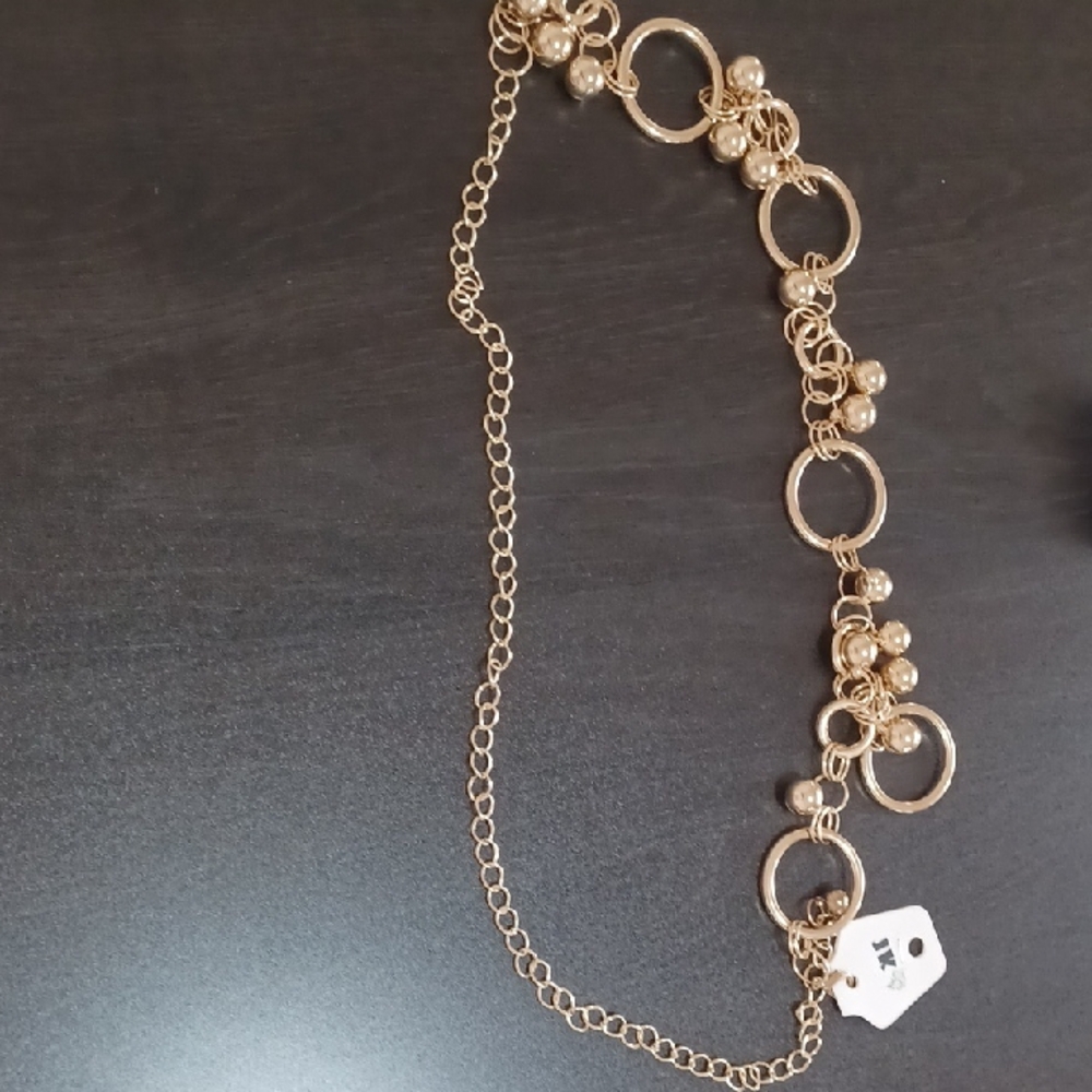 Chic Gold Chain and Ring Belt